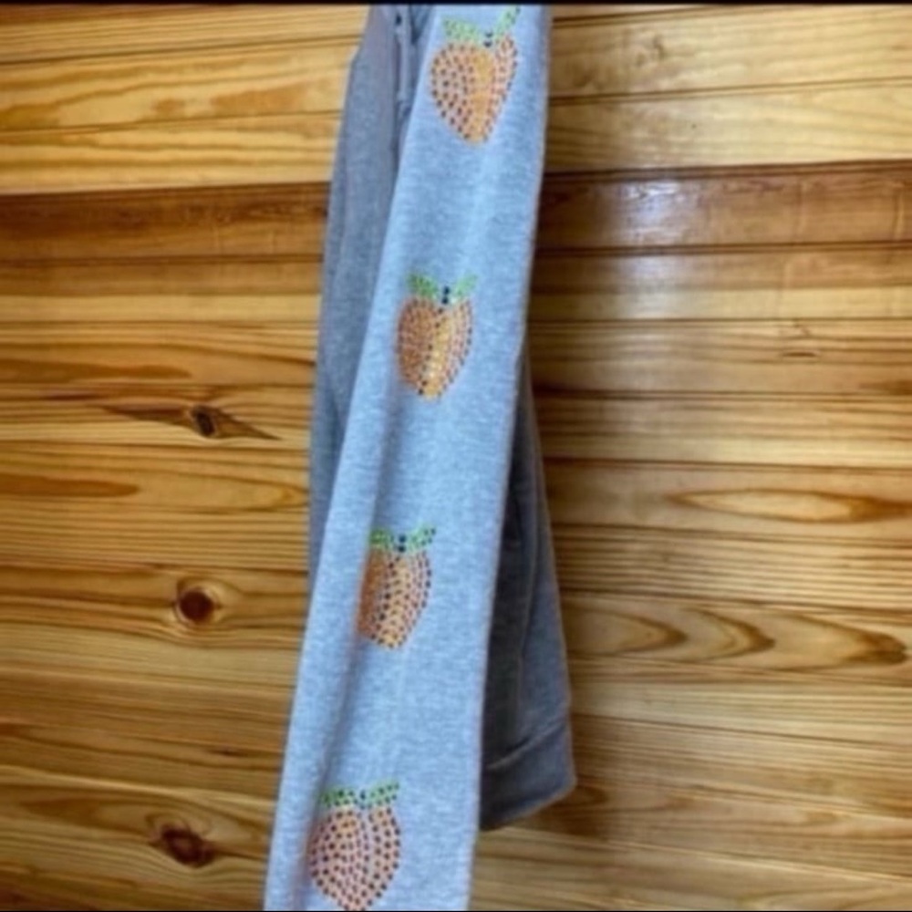 Victoria's Secret PINK bling peach rhinestone jacket medium - Picture 3 of 5